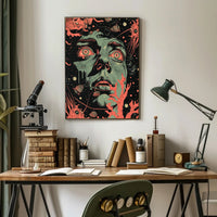 Cosmic Vision Art Print Poster for Home Decor and Wanderlust Enthusiasts PosterGoat