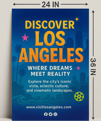 Discover Los Angeles Wall Art Print PosterGoat