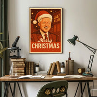 Merry Christmas at the Jazz Club Poster