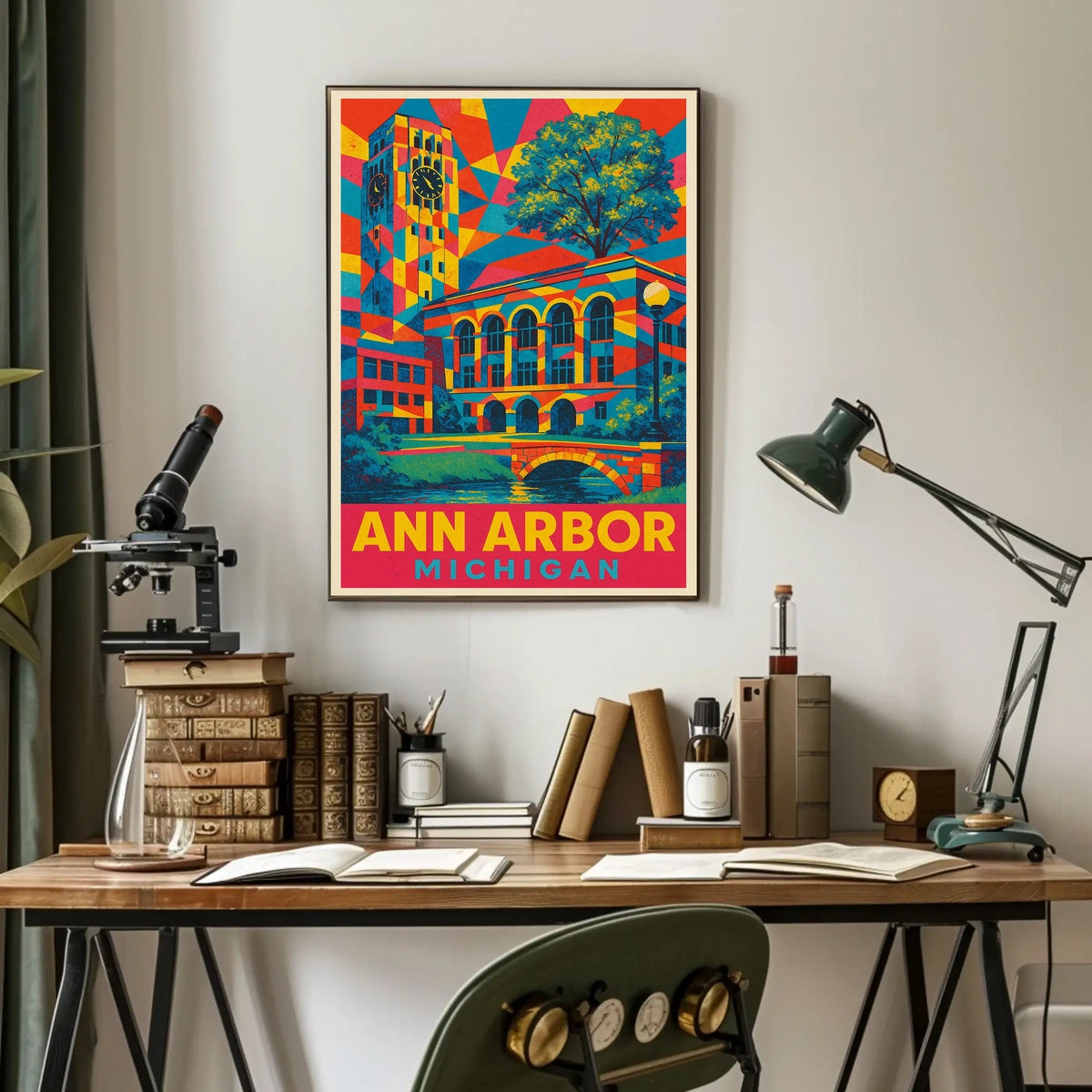 Ann Arbor, Michigan Poster