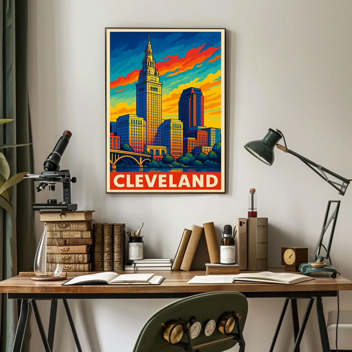 Cleveland Skyline Poster
