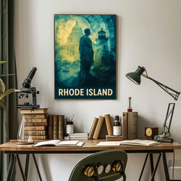 Rhode Island Landmarks Poster