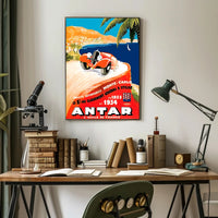 Monte Carlo Rally Advertisement Poster