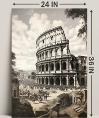 The Colosseum In Ancient Rome Poster