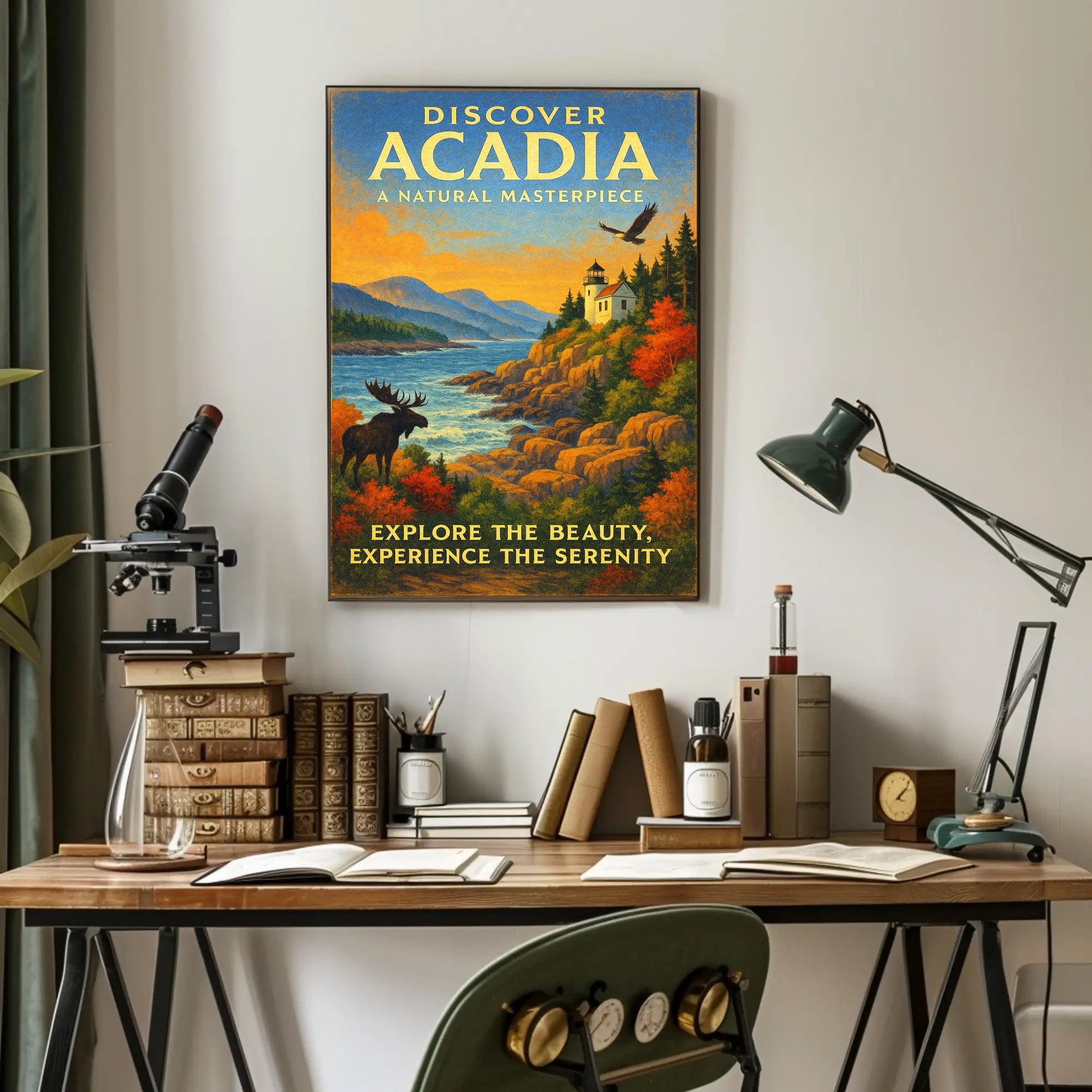 Discover Acadia Poster PosterGoat