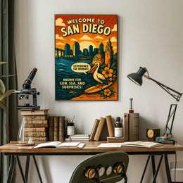 Welcome To San Diego Poster
