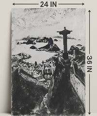 Christ The Redeemer Over Rio Poster