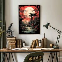 Moonlit Tranquility Poster PosterGoat