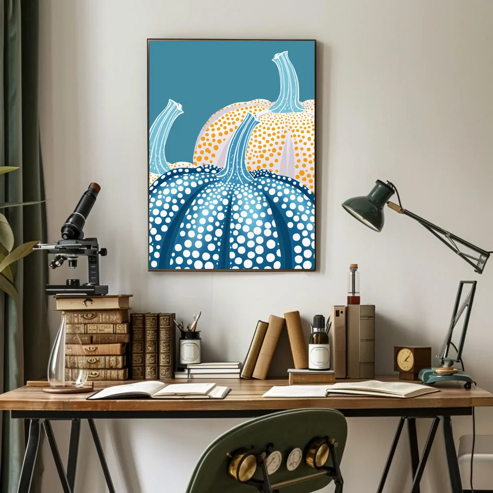 Abstract City Skyline Silhouette Art Poster