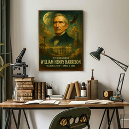 William Henry Harrison 9Th President Poster
