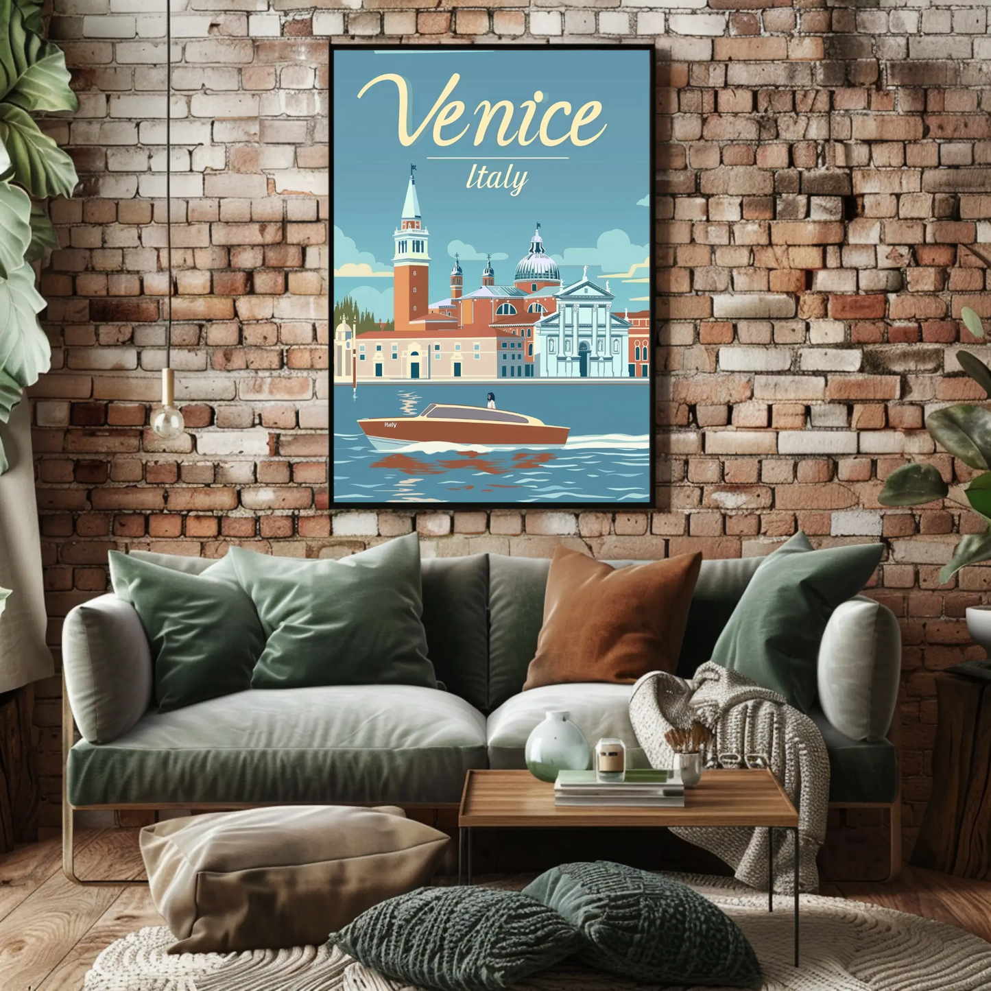 Venice, Italy Vintage Style Poster