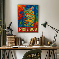 Pixie-Bob Cat Art Poster
