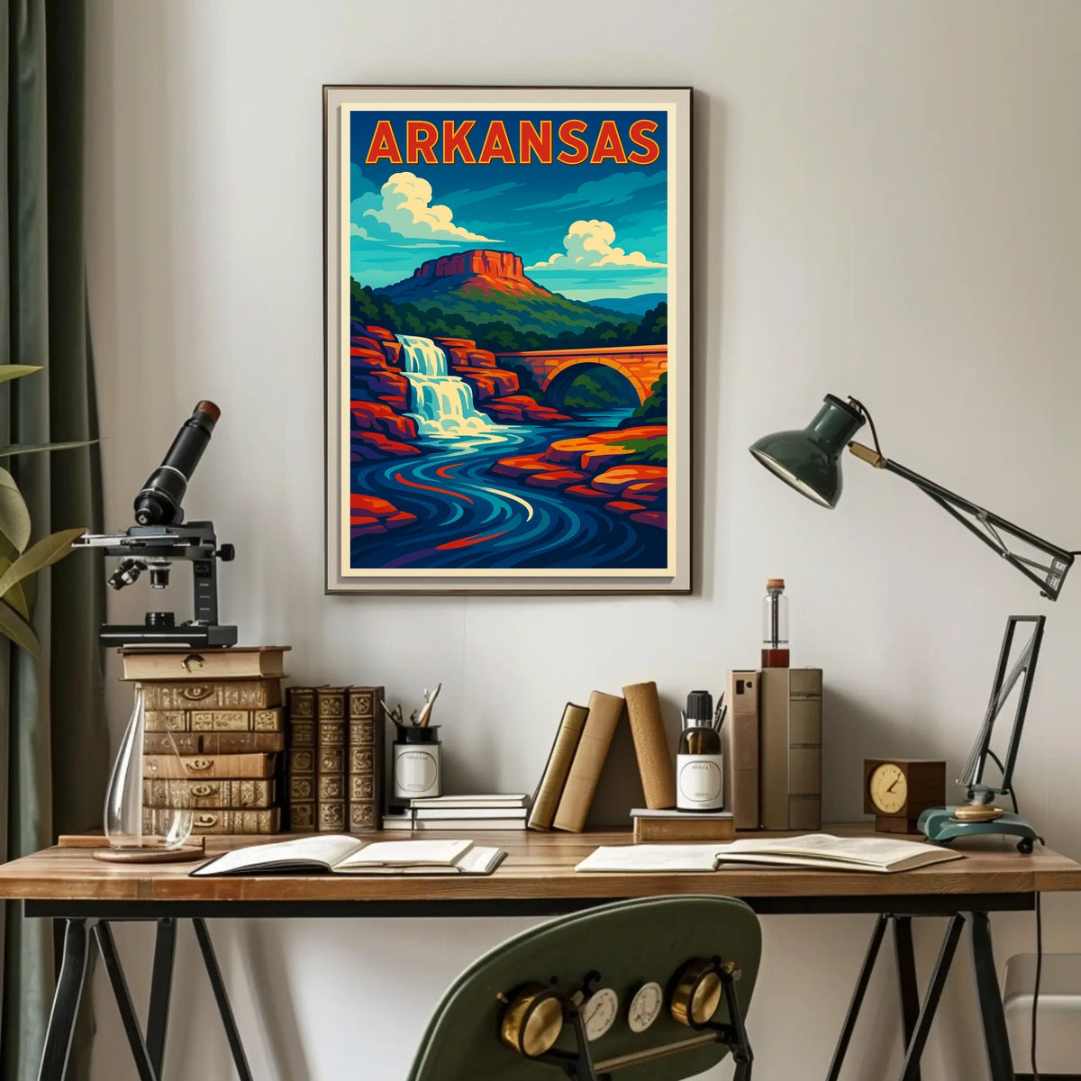 Arkansas Scenic Landscape Poster