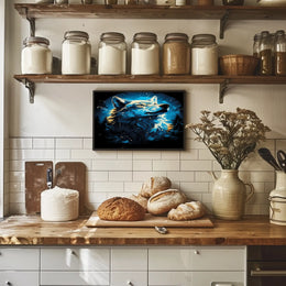 Majestic Wolf In The Moonlight Poster