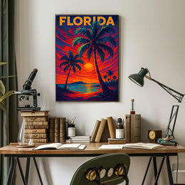 Florida Sunset Poster
