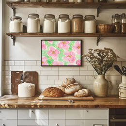 Floral Watercolor Delight Poster