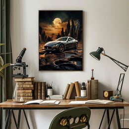 Cosmic Journey with Luxury Poster PosterGoat