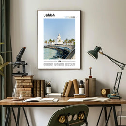 Jeddah Skyline: The Modern Cultural Heritage Travel Poster PosterGoat