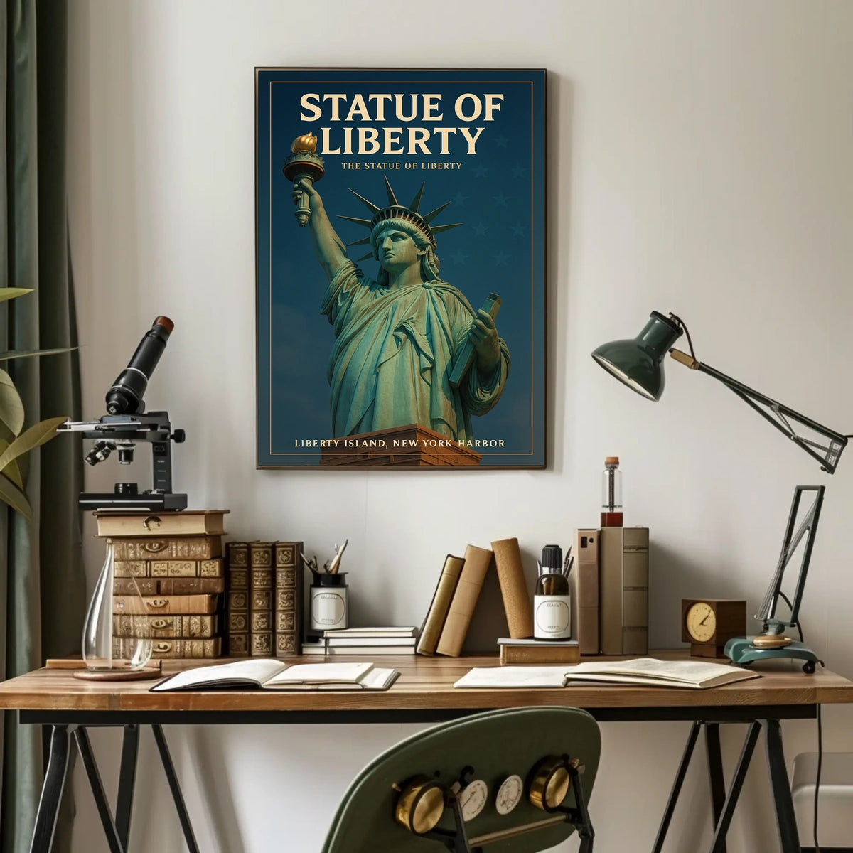 Statue of Liberty Patriotic Icon Cultural or Heritage Poster