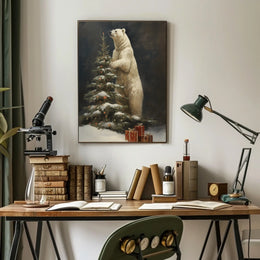 Polar BearS Christmas Poster