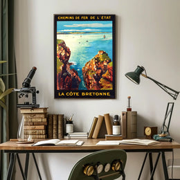La Côte Bretonne Chemins De Fer De Poster