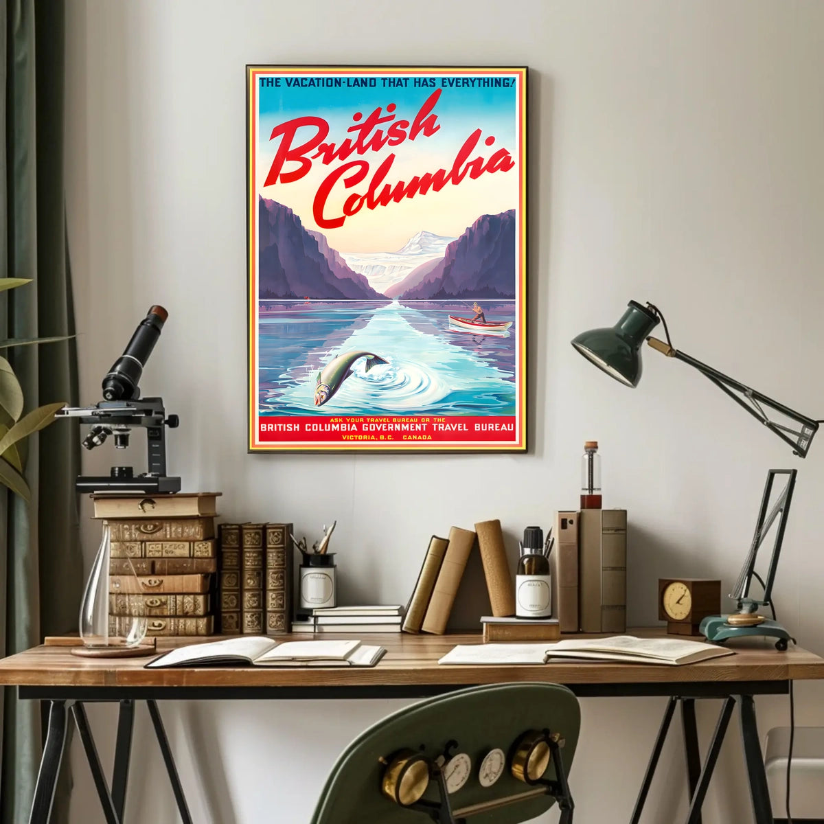 Discover British Columbia Poster