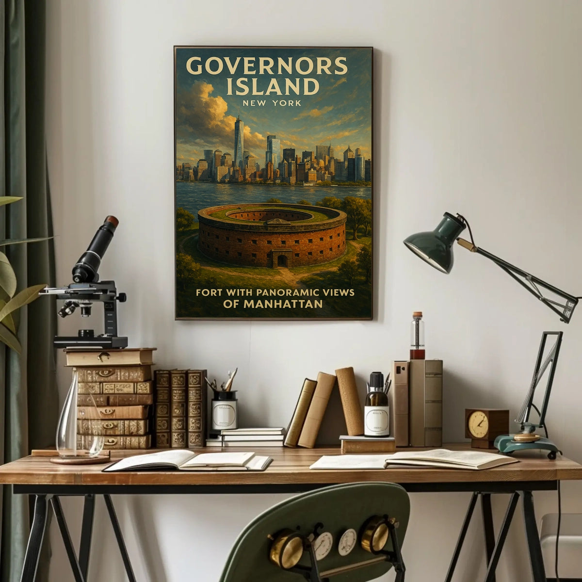 Governors Island New York Poster