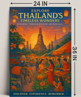 Thai Culture Adventure: Travel Poster