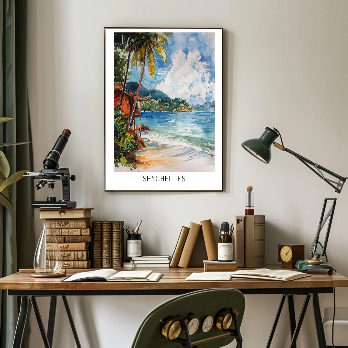 Serene Seychelles Poster