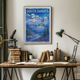 Mount Rushmore In South Dakota Poster