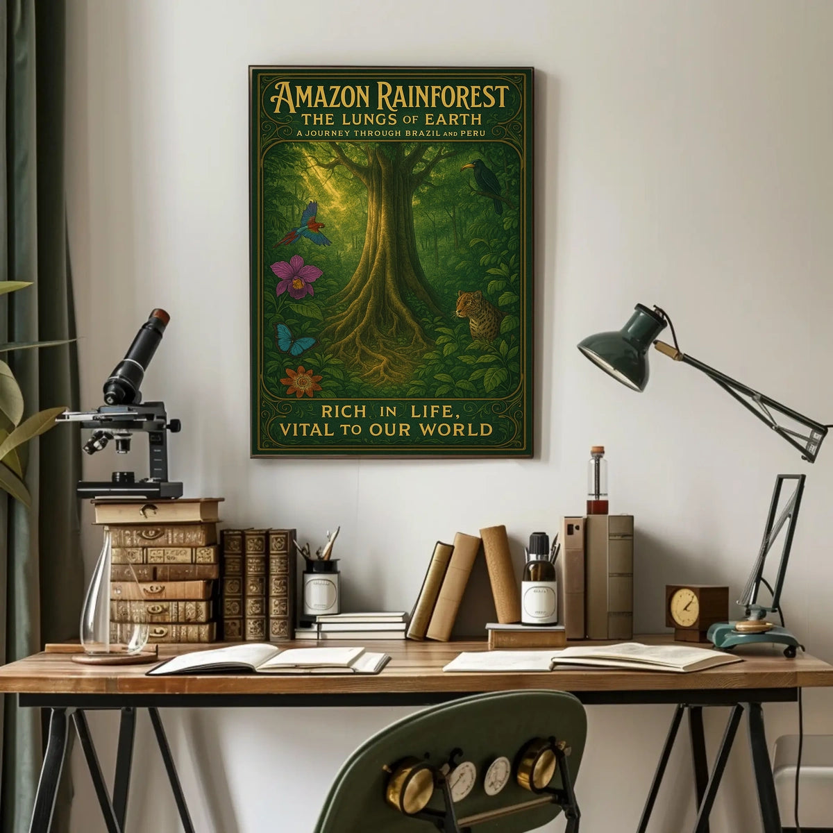 Amazon Rainforest The Lungs of Earth Poster