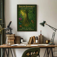 Amazon Rainforest The Lungs of Earth Poster