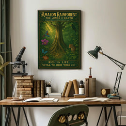 Amazon Rainforest The Lungs of Earth Poster