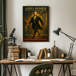 Patriotic 19th Century Leadership Historical or Presidential Poster