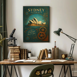 Sydney, Australia Where the Land Meets the Sea Poster