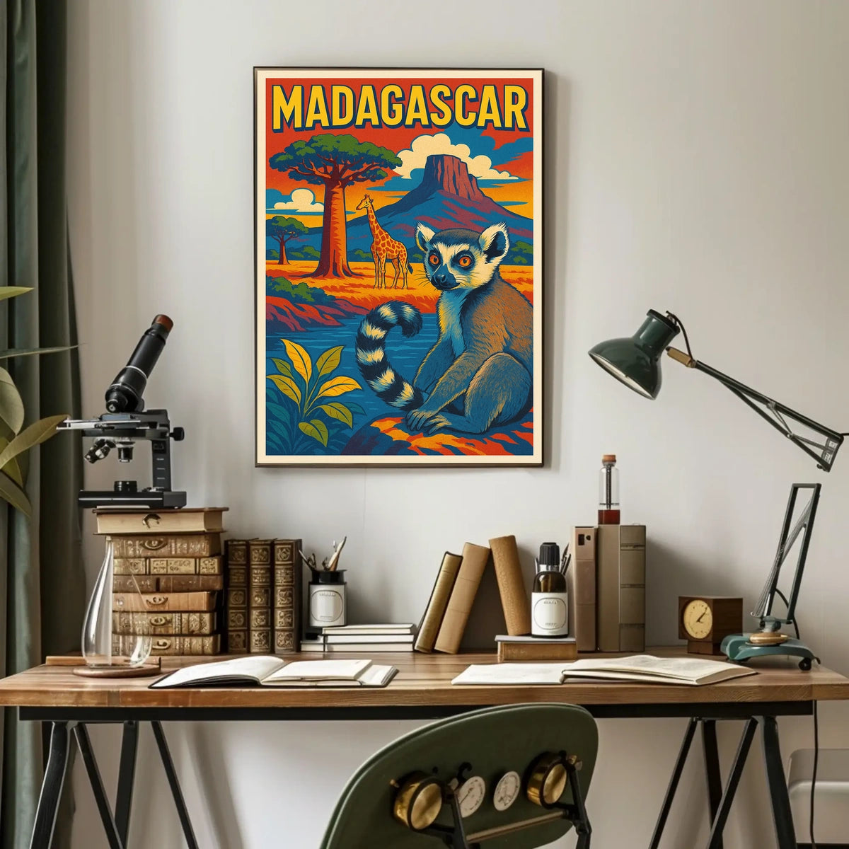 Madagascar Wildlife Adventure Poster