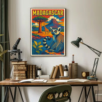 Madagascar Wildlife Adventure Poster