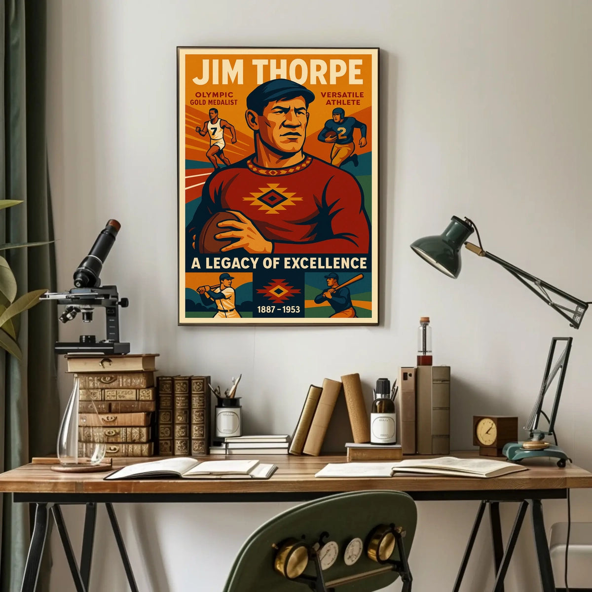Jim Thorpe Legacy Excellence Poster