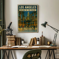 Holiday By The Palms In Los Angeles Poster