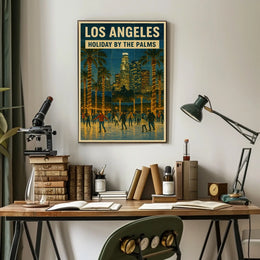 Holiday By The Palms In Los Angeles Poster