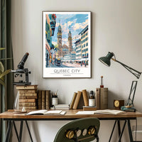 Quebec City Charm Poster PosterGoat