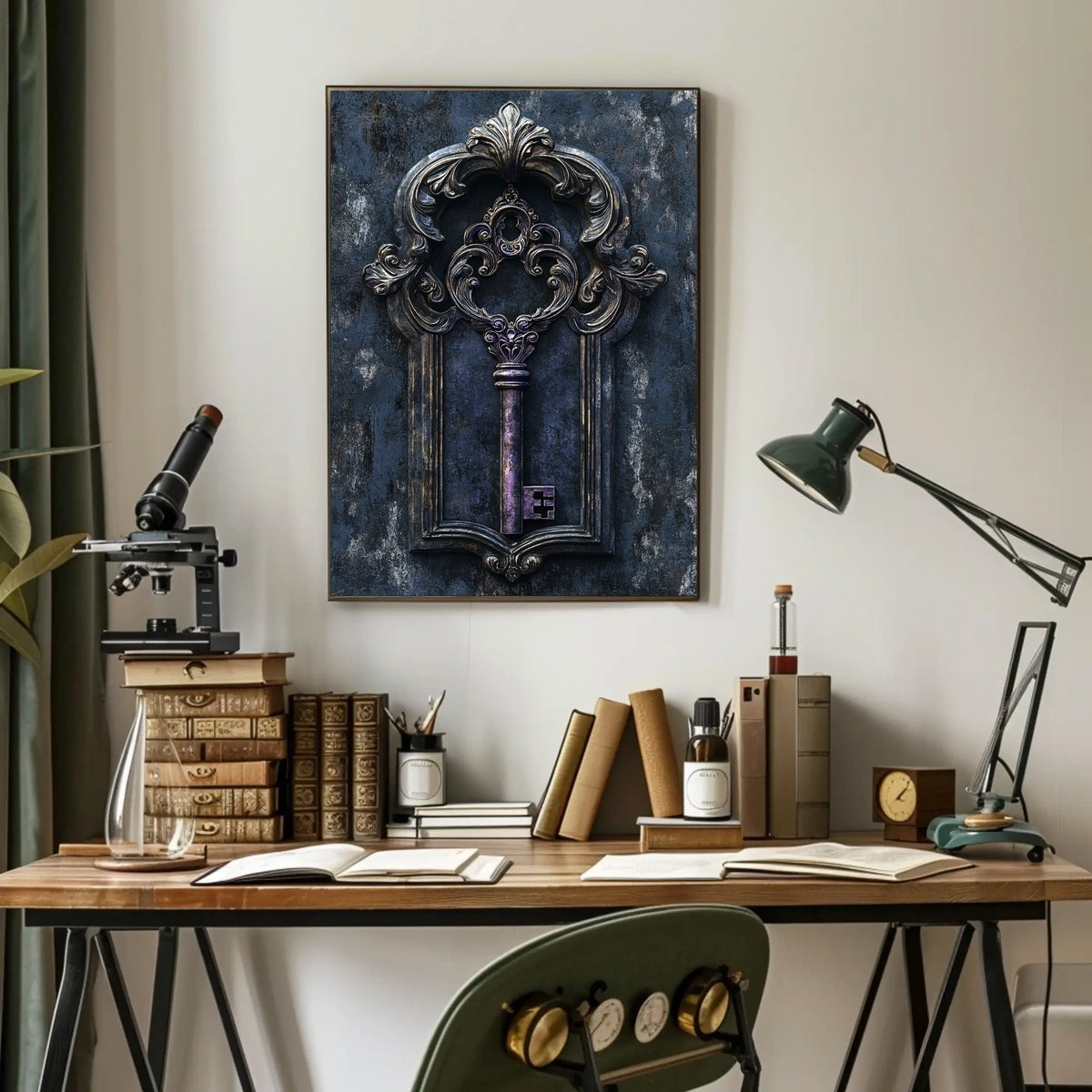 Ornate Victorian Key Art Cultural Heritage Poster