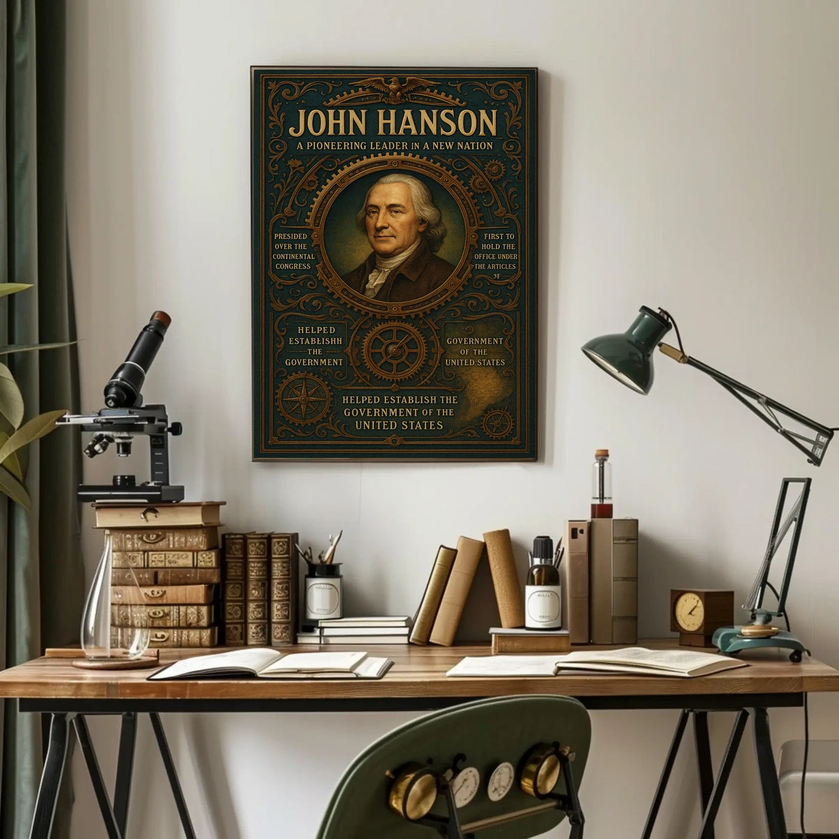 John Hanson A Pioneering Leader Poster