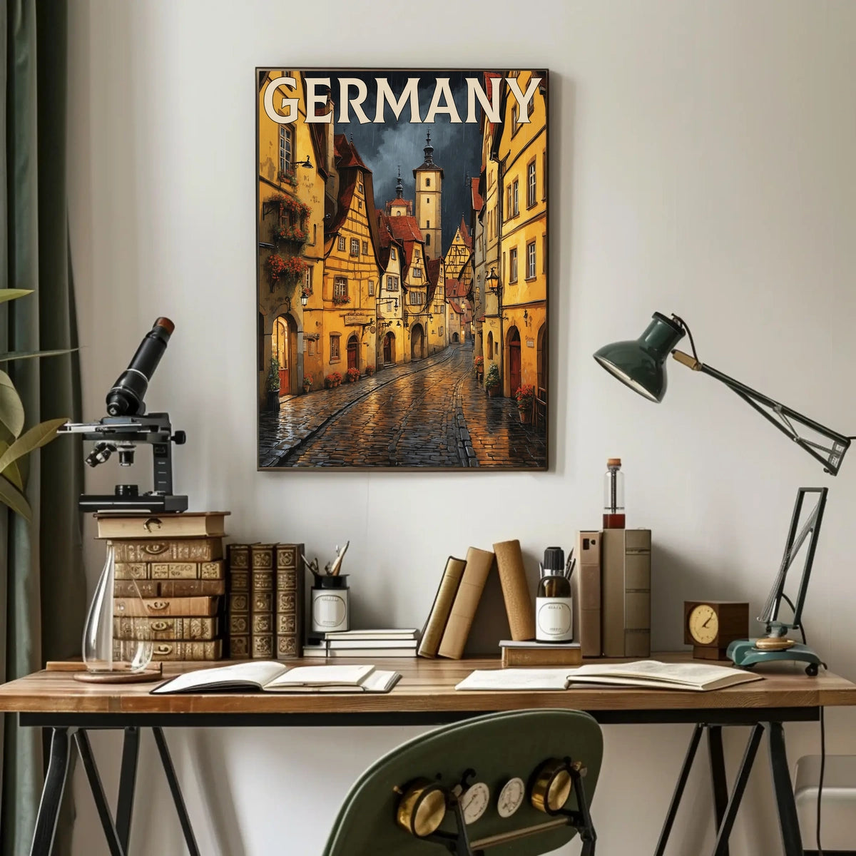 Charming Streets of Germany Poster