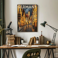 Charming Streets of Germany Poster