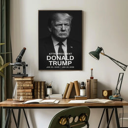 Donald Trump 47th President Poster