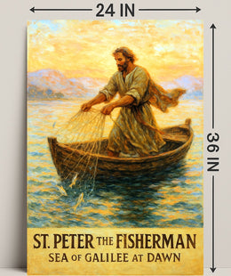 St. Peter the Fisherman Poster PosterGoat