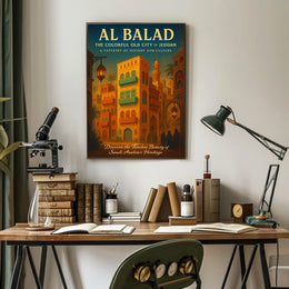 Al Balad The Colorful Old City Of Poster