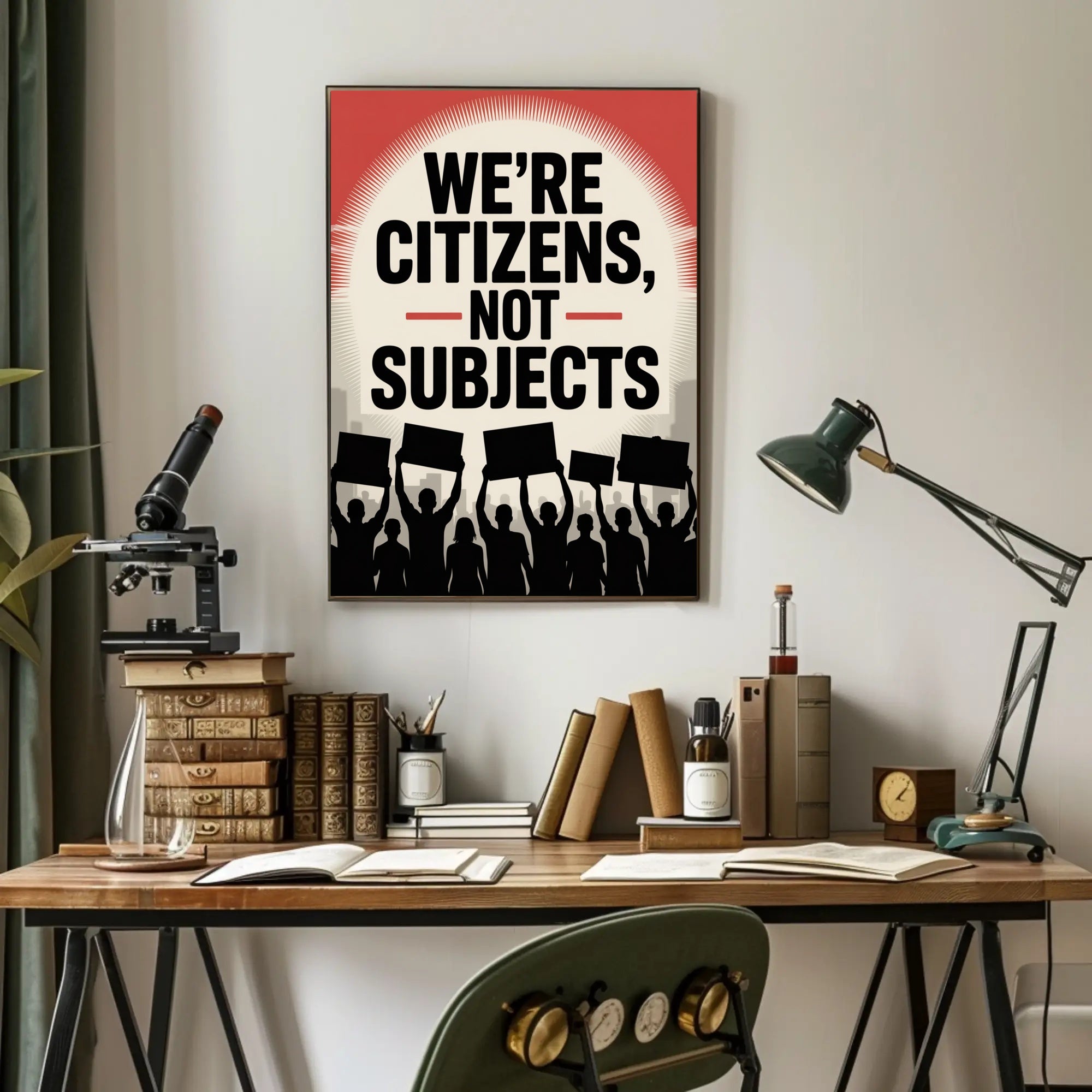 Empowering Citizens Protest Art Political or Propaganda Poster