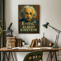 Albert Einstein Iconic Physicist Poster